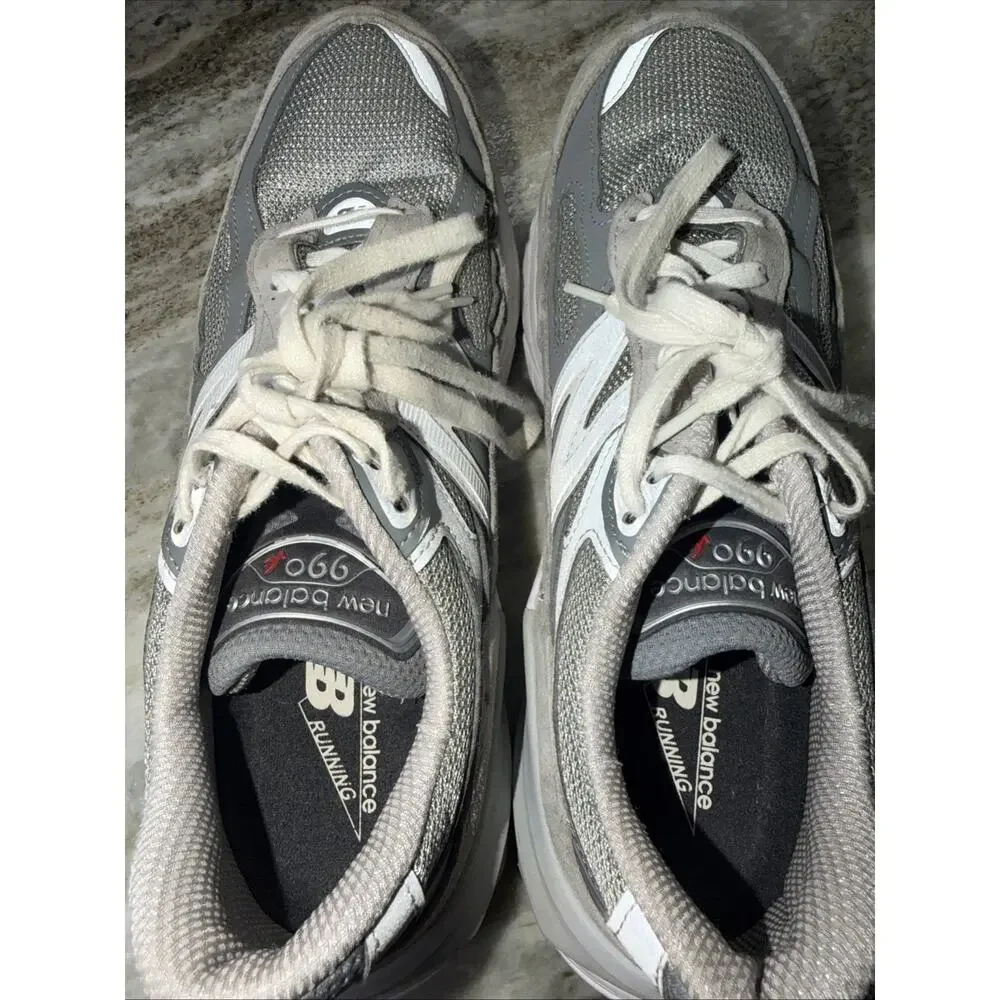 MEN’S NEW BALANCE 990 V6 GREY ATHLETIC SHOES Size 11 Barley Worn SRA